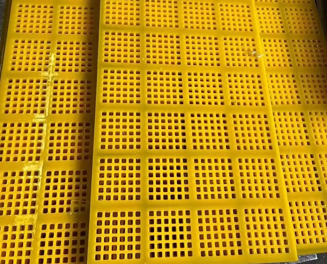 Cost comparison of polyurethane screen and rubber screen in iron ore screening